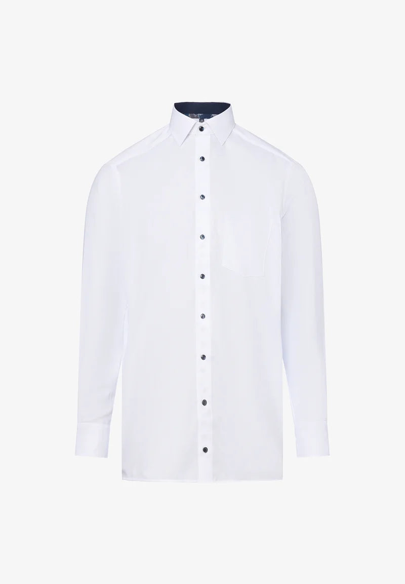 OLYMP Hemd - Hellblau / Weiss